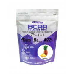 BCAA PRO (2-1-1) + GLUTAMINE 200 G (Порошковые ВСАА + Глютамин 200 г)