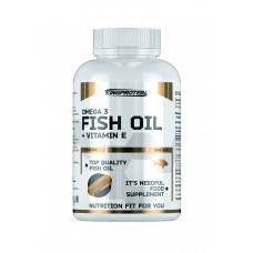 FISH OIL + VITAMINE E, 90 softgels (рыбный жир + витамин Е, 90 гелевых капсул)