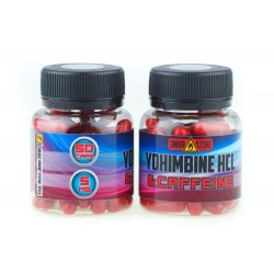 Yohimbine HCL & Caffeine DMAA STORE 50 cap, йохимбин и кофеин 50 капсул